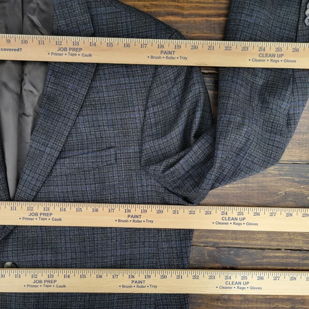 Daniel Cremiux Cooper SPJ Men's Sport Coat Blazer Two Button Flannel‎ Wool 44S